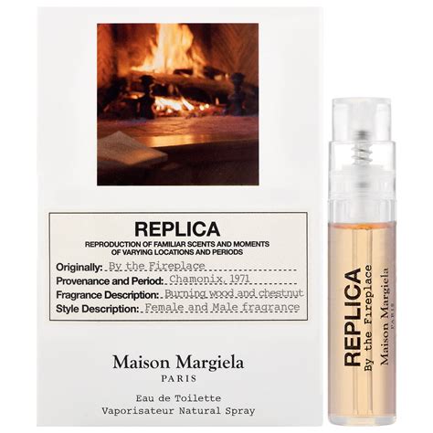 replica by the fireplace.|replica by the fireplace notes.